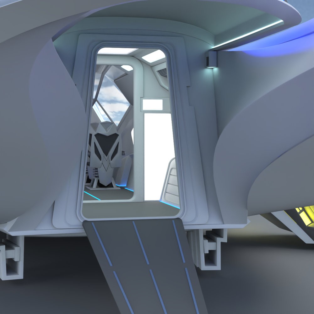 Wilbur Shuttle for Poser by N/A