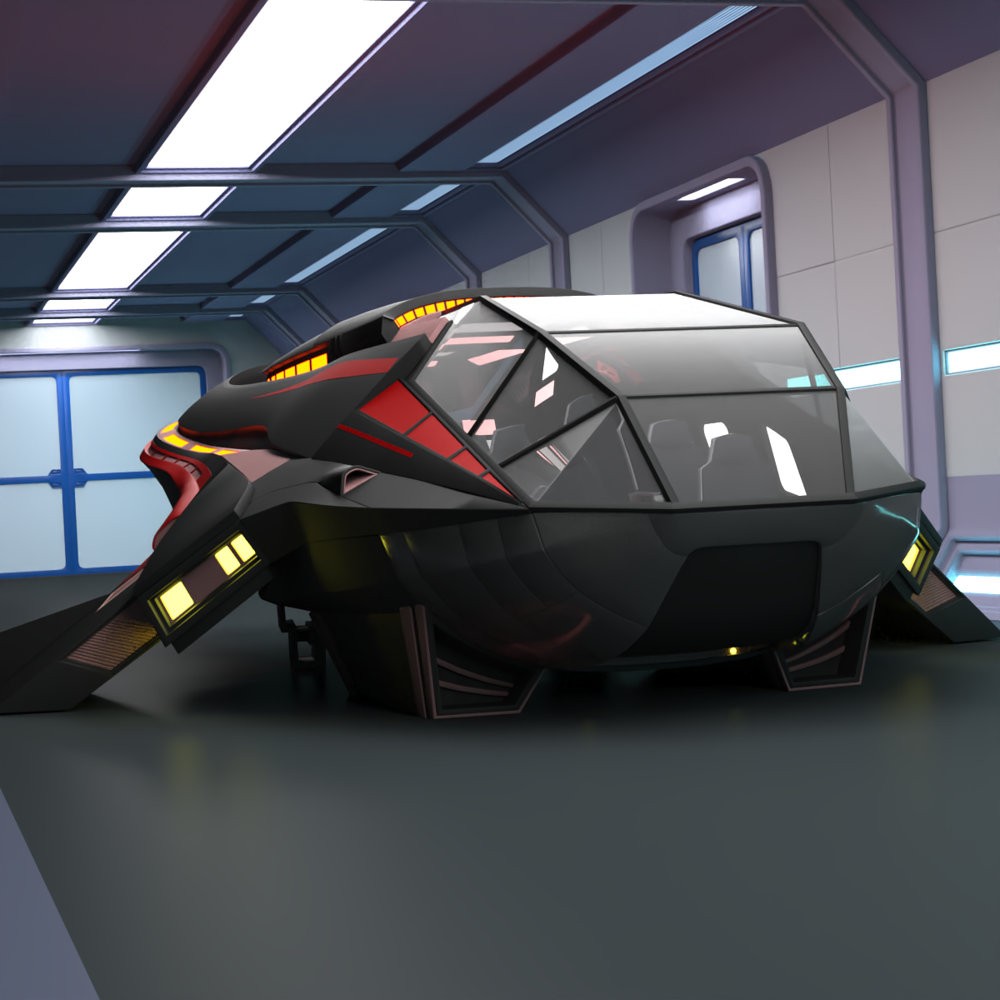 Wilbur Shuttle for Poser by N/A