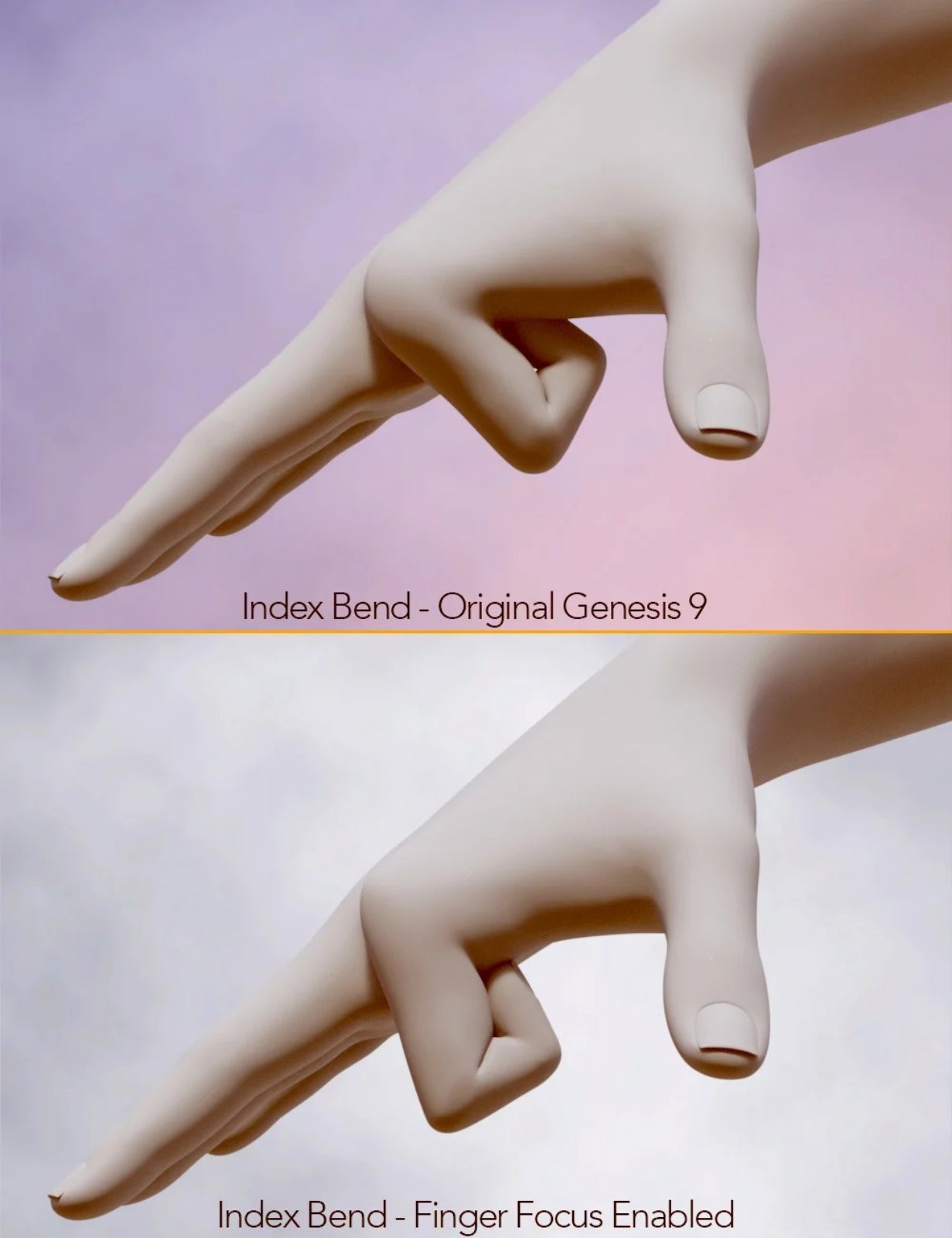 Finger Focus - Automatic Joint Correction for Genesis 9 by N/A