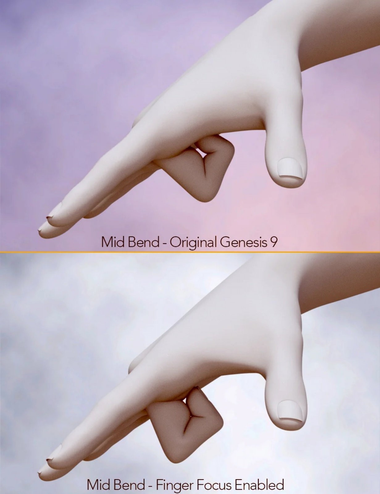 Finger Focus - Automatic Joint Correction for Genesis 9 by N/A