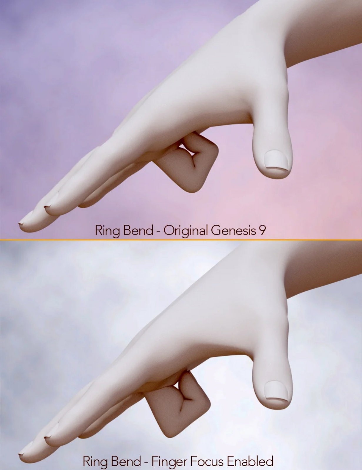 Finger Focus - Automatic Joint Correction for Genesis 9 by N/A
