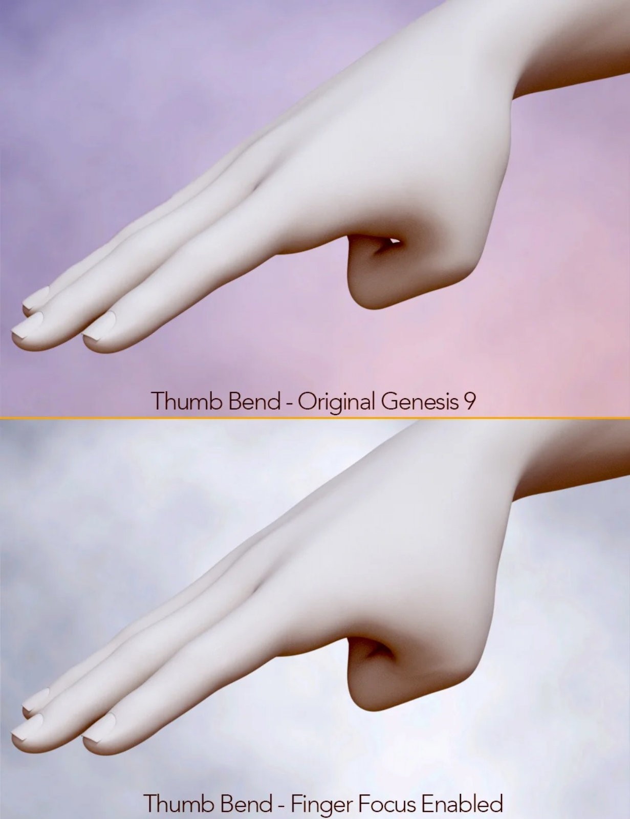 Finger Focus - Automatic Joint Correction for Genesis 9 by N/A