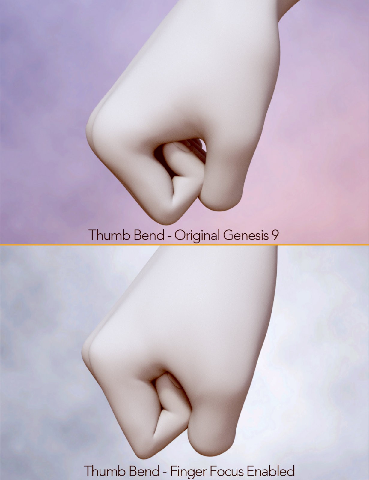 Finger Focus - Automatic Joint Correction for Genesis 9 by N/A