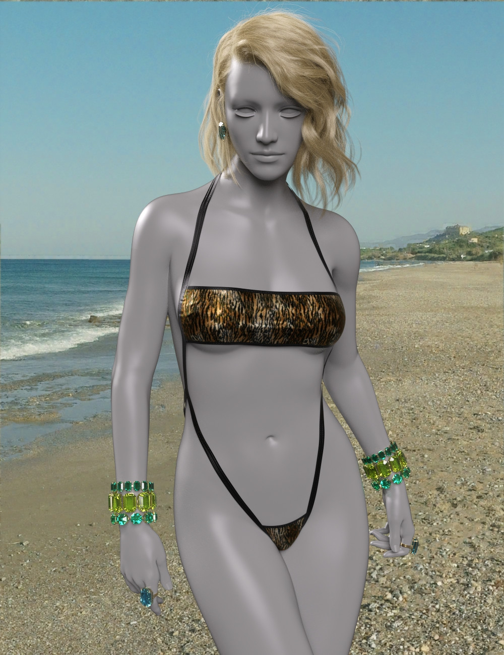 VERSUS - dForce Tiny String Swimsuit Genesis8-8.1Female by N/A