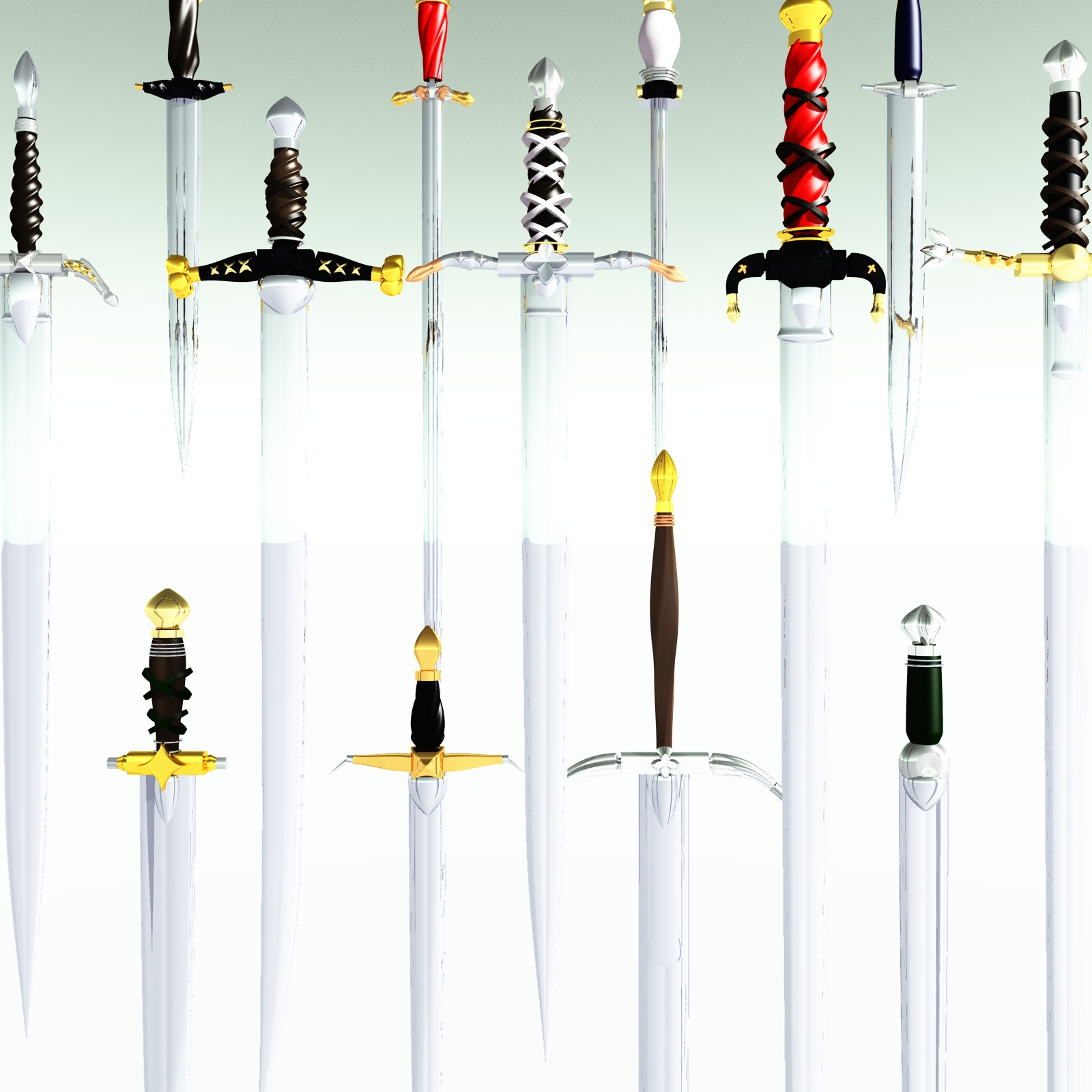 EVERYPlant 520 Swords for Poser by N/A
