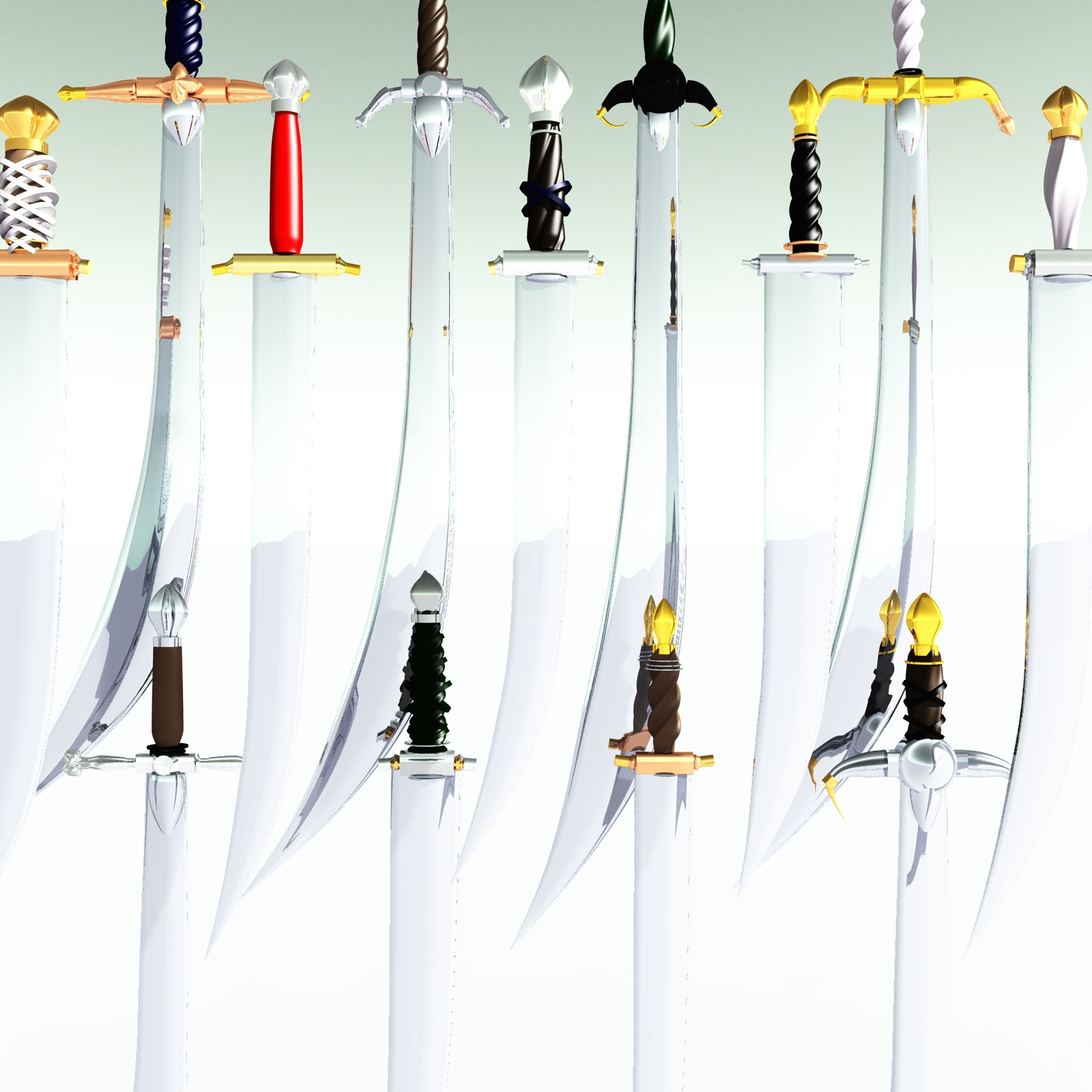 EVERYPlant 520 Swords for Poser by N/A