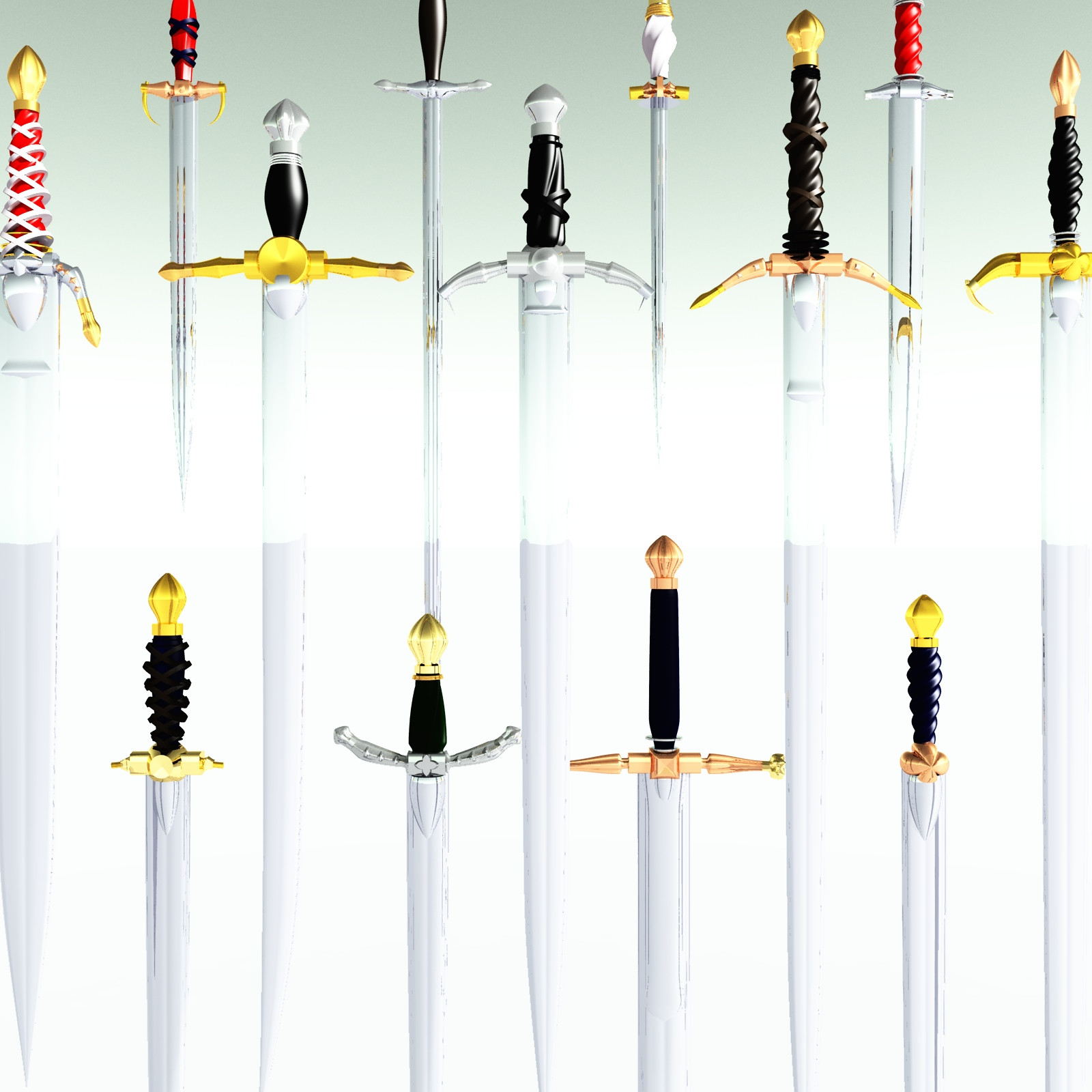 EVERYPlant 520 Swords for Poser by N/A