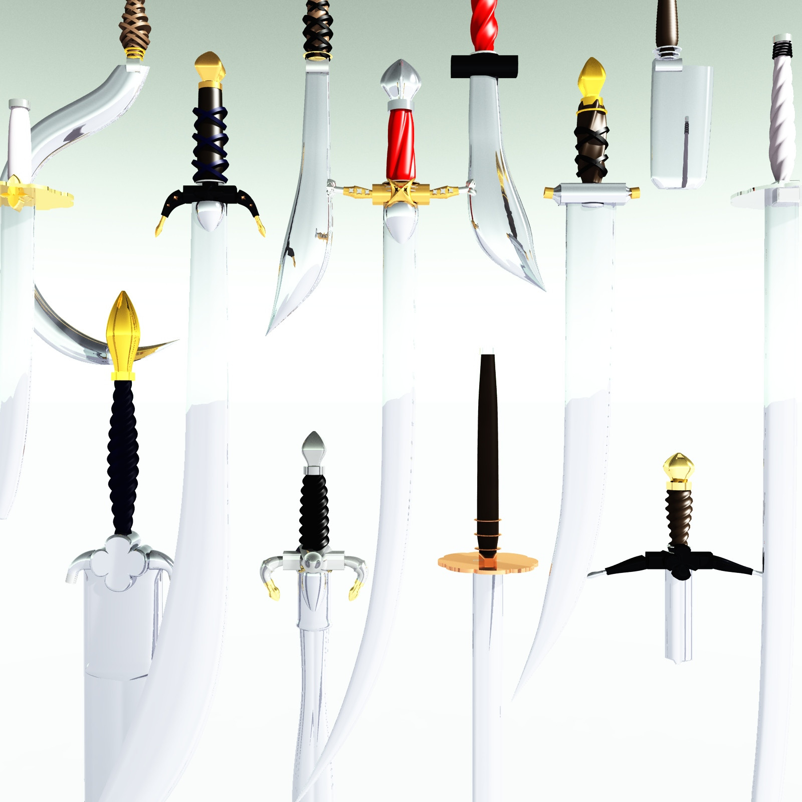 EVERYPlant 520 Swords for Poser by N/A