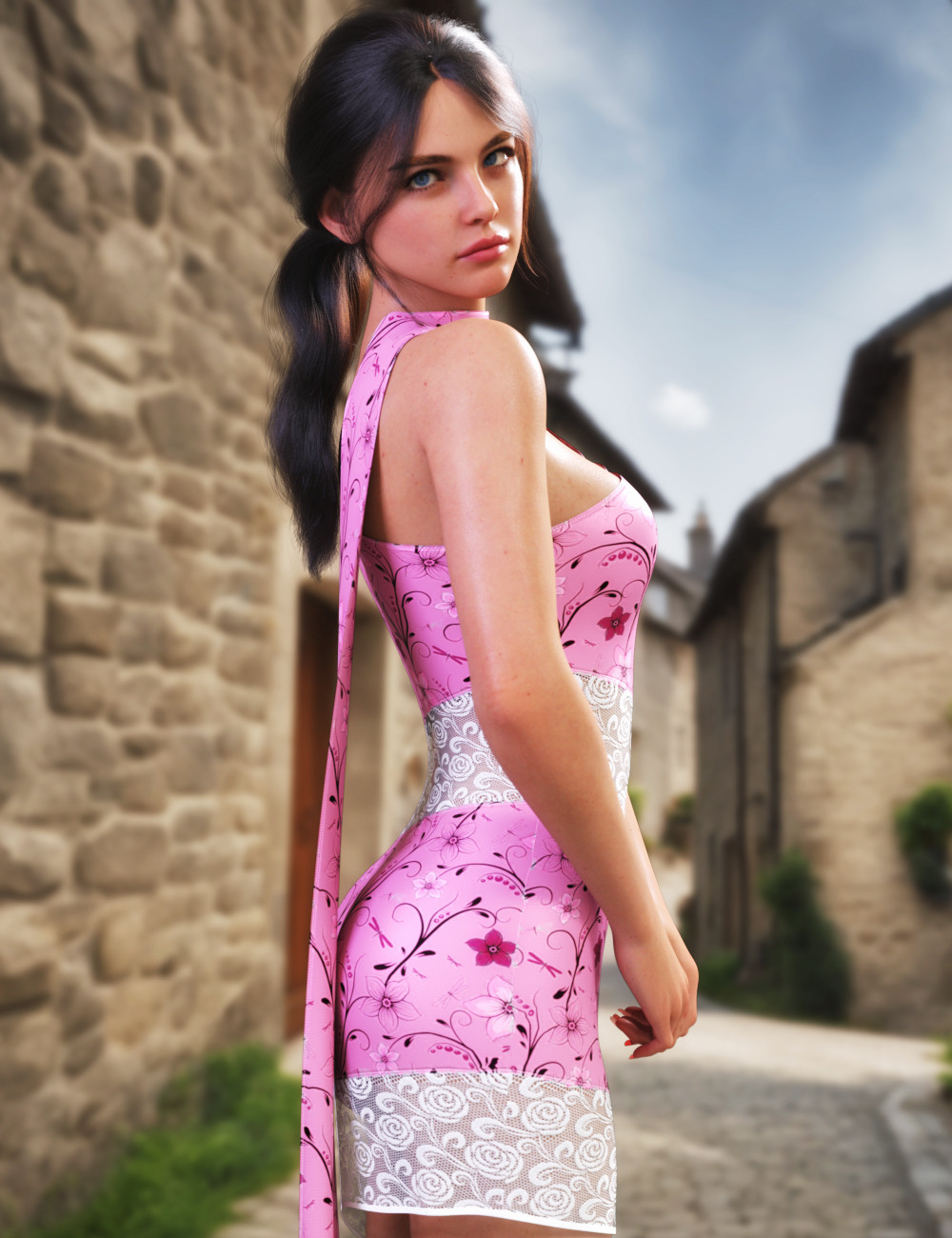 JMR dForce Zora Dress for G9F by N/A