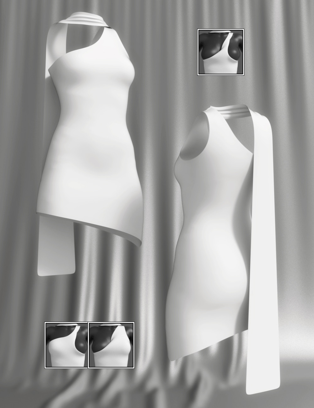 JMR dForce Zora Dress for G8F by N/A