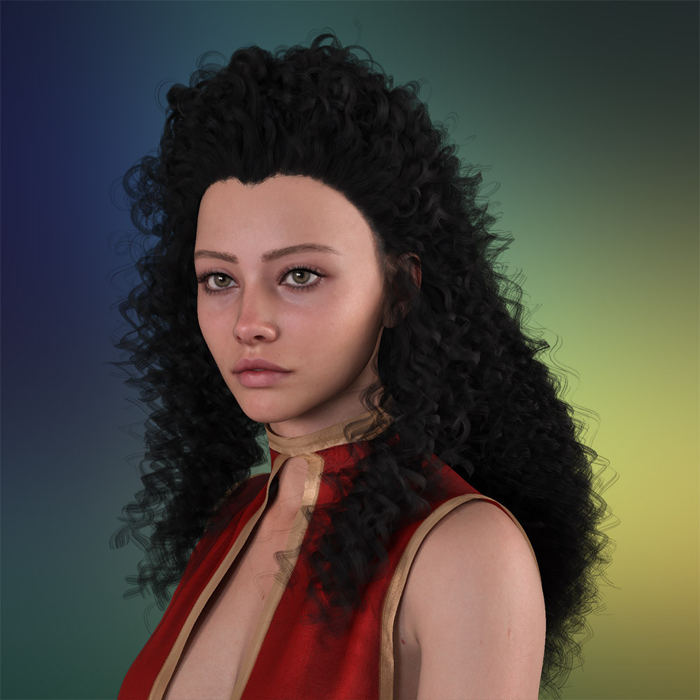 Prae-Nalynn Hair For G8/G9 Daz by N/A