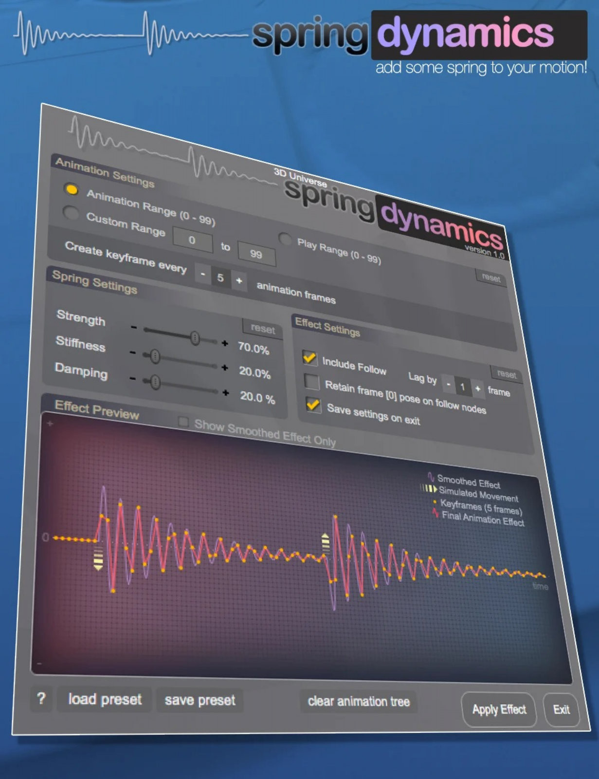 Spring Dynamics for DAZ Studio by N/A
