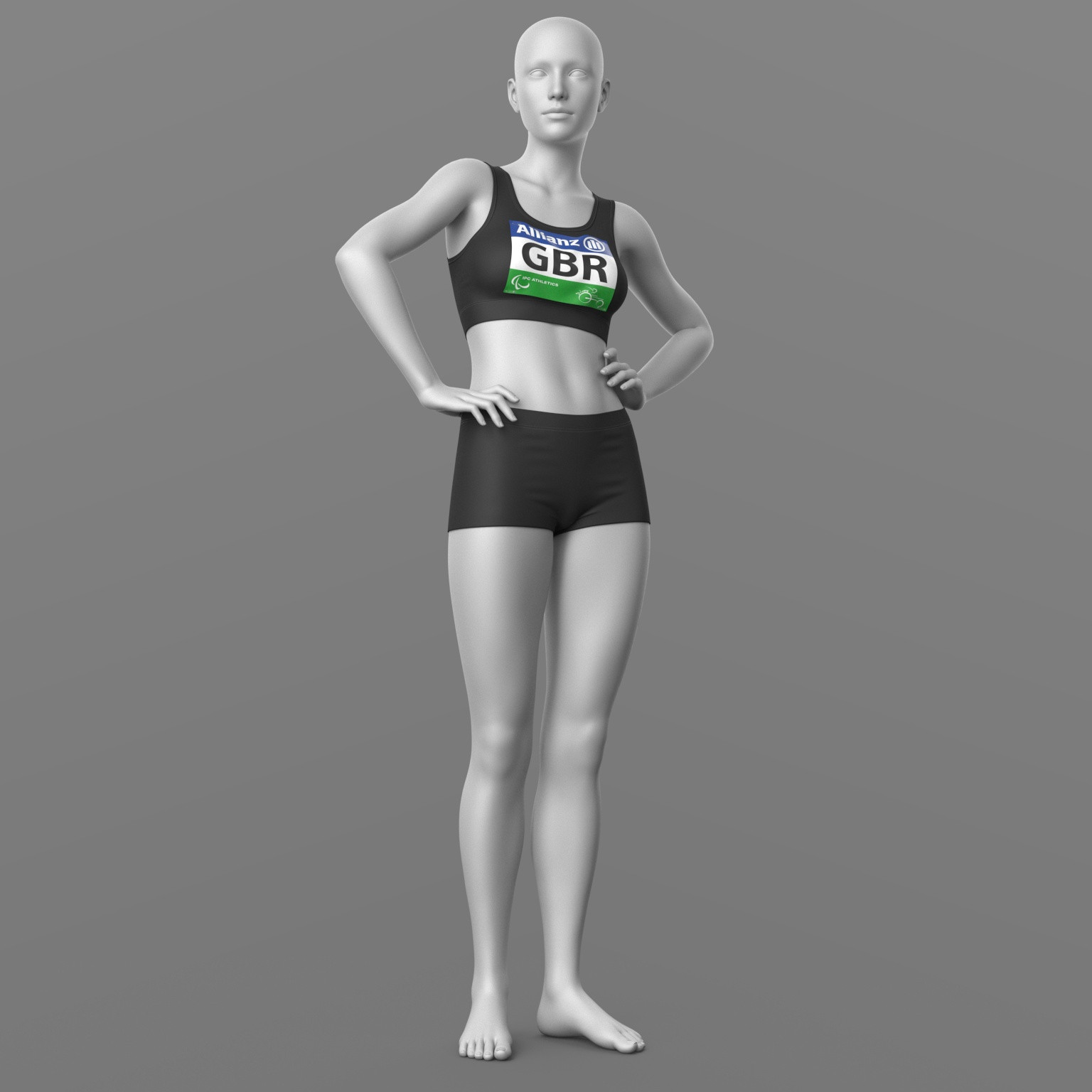 Female Athlete Set G8 by N/A