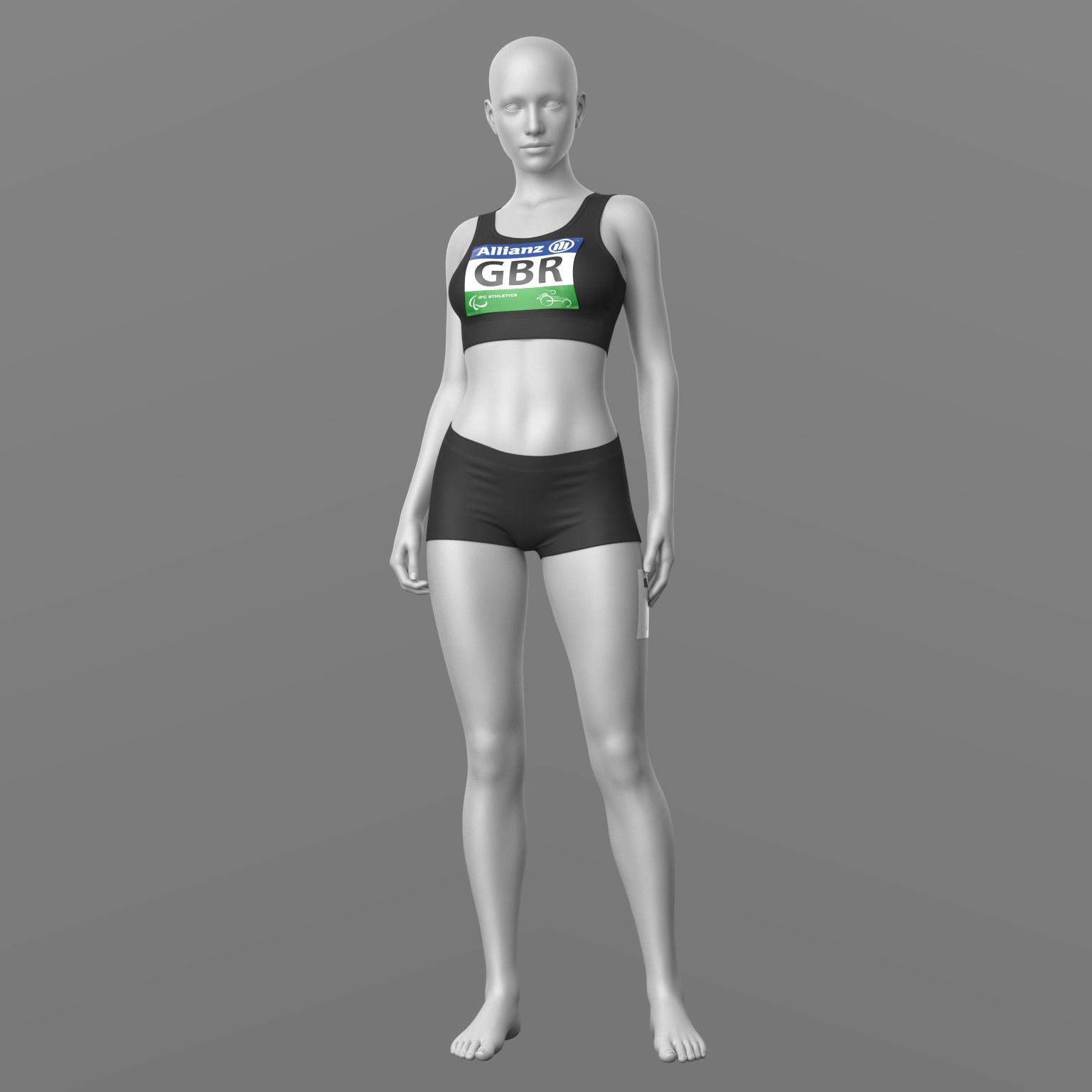 Female Athlete Set G8 by N/A
