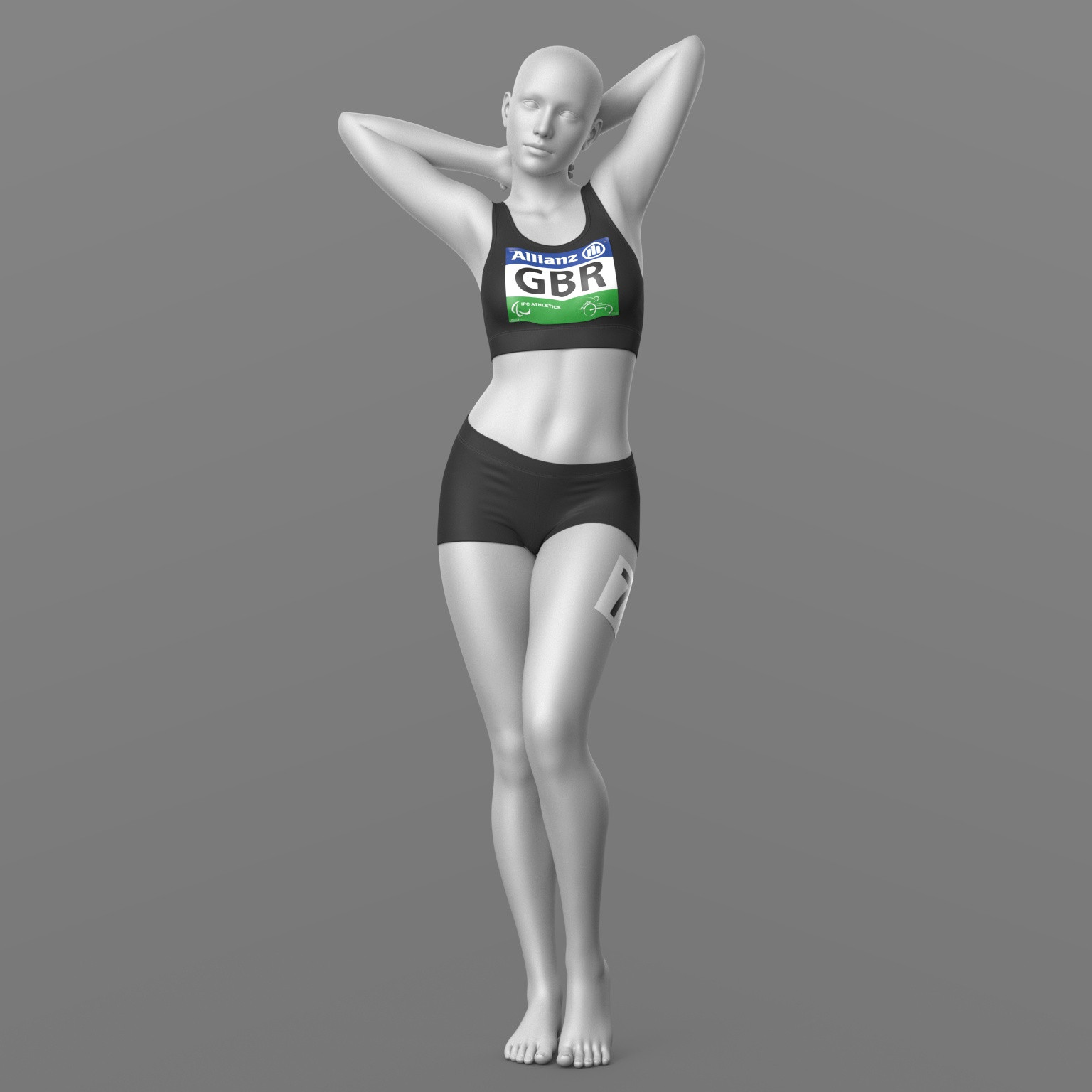 Female Athlete Set G8 by N/A