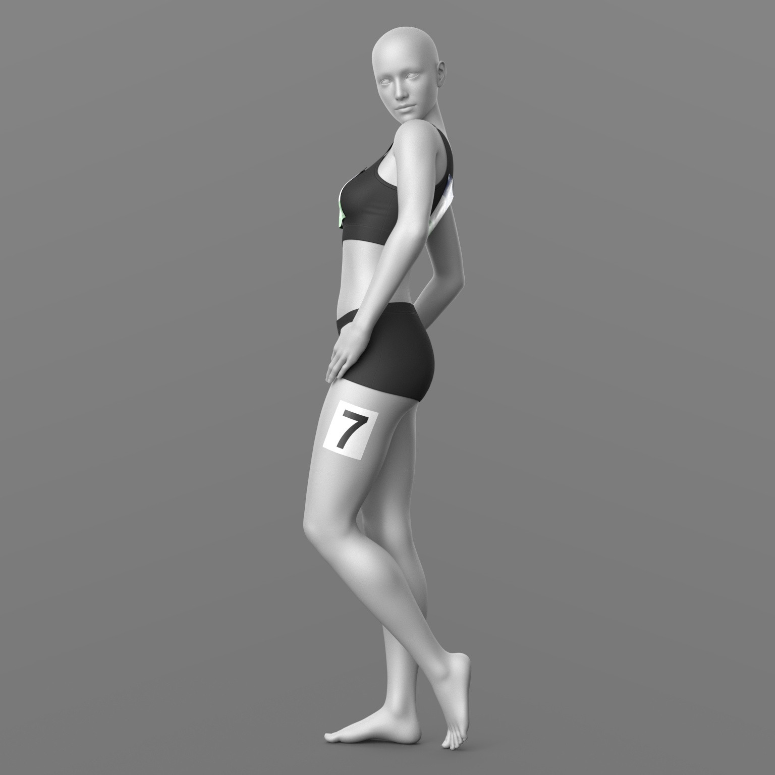 Female Athlete Set G8 by N/A