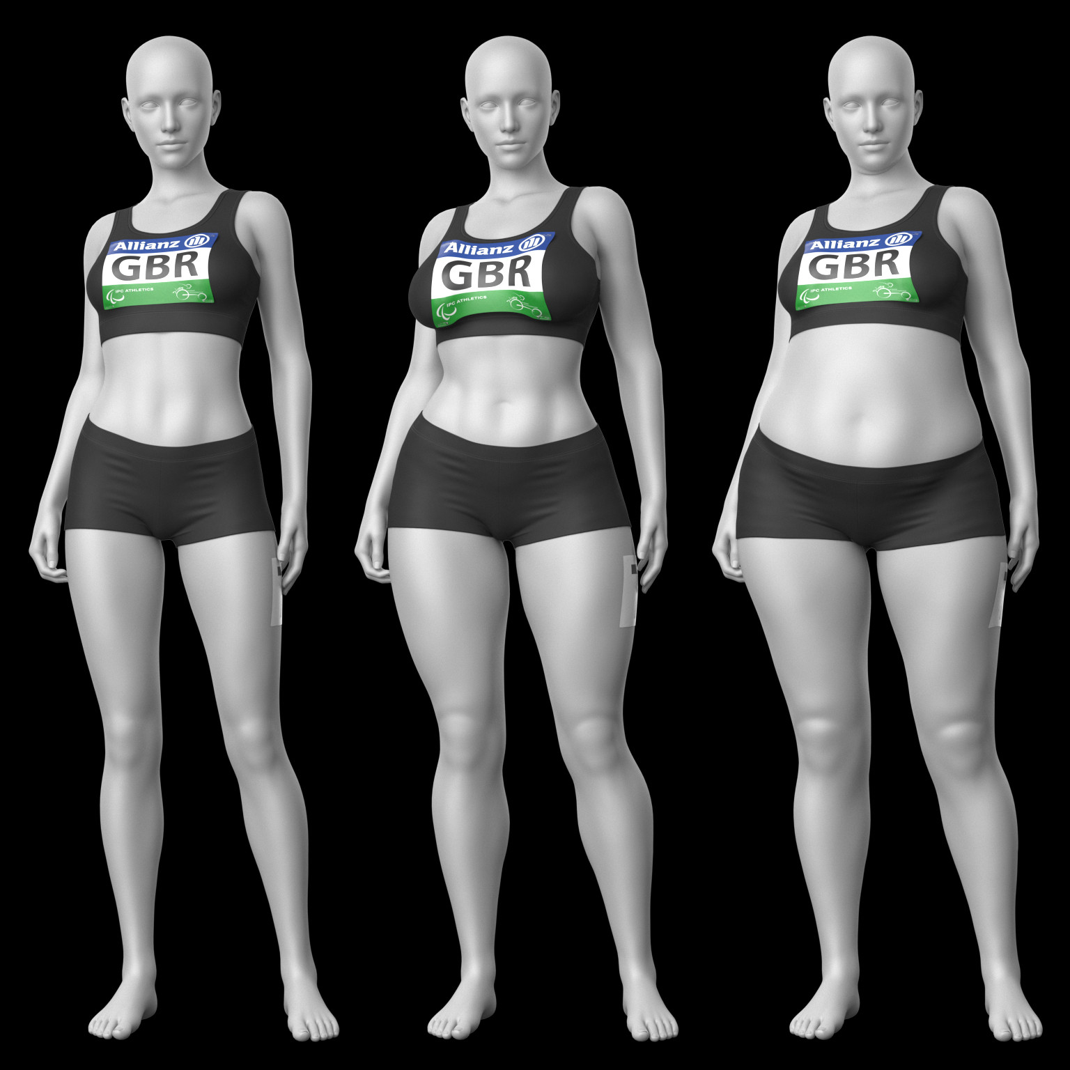 Female Athlete Set G8 by N/A