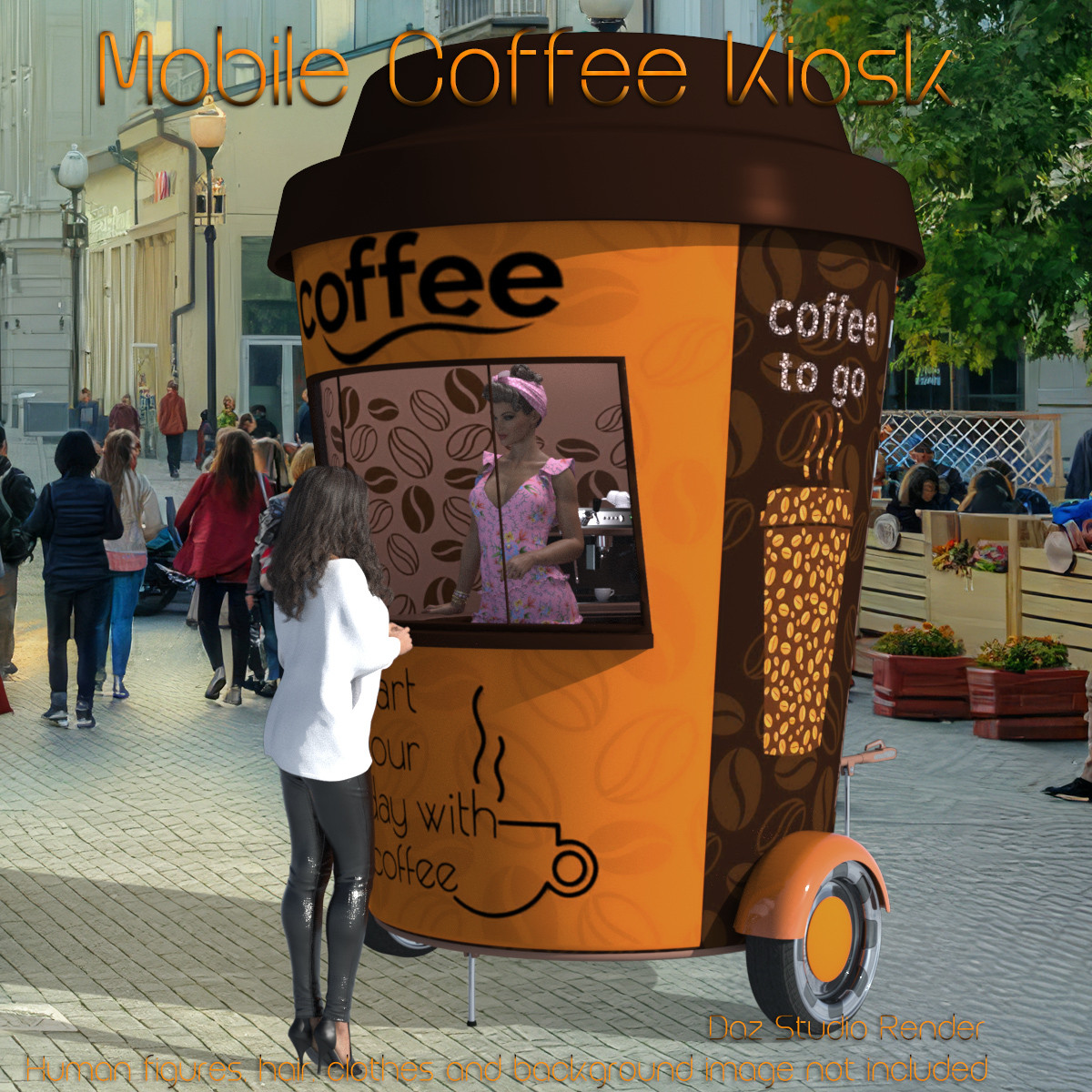 AJ Mobile Coffee Kiosk by N/A