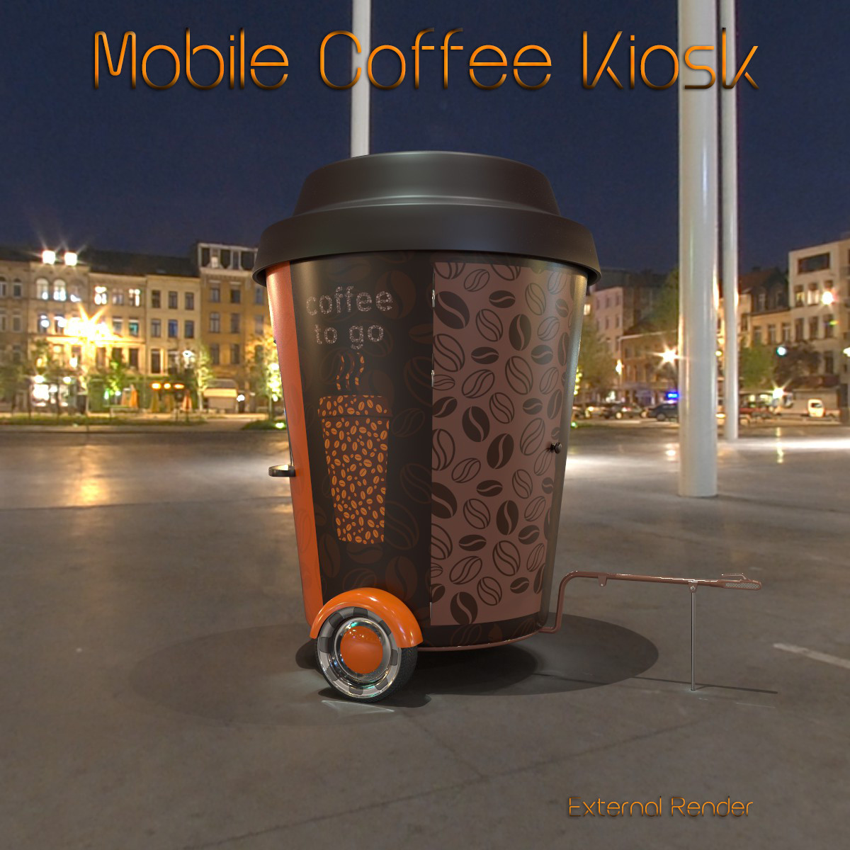AJ Mobile Coffee Kiosk by N/A