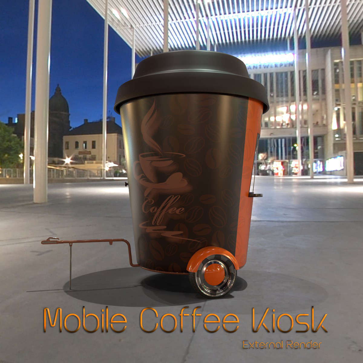 AJ Mobile Coffee Kiosk by N/A