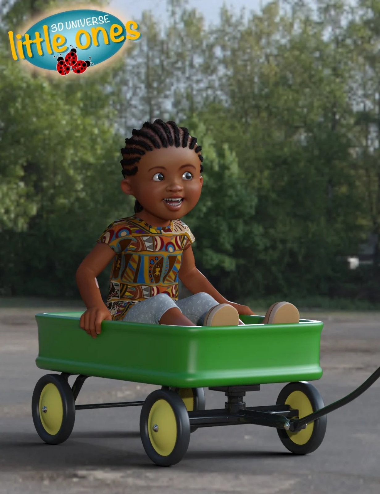 Little Ones (African Female) for Genesis 3 Female by N/A