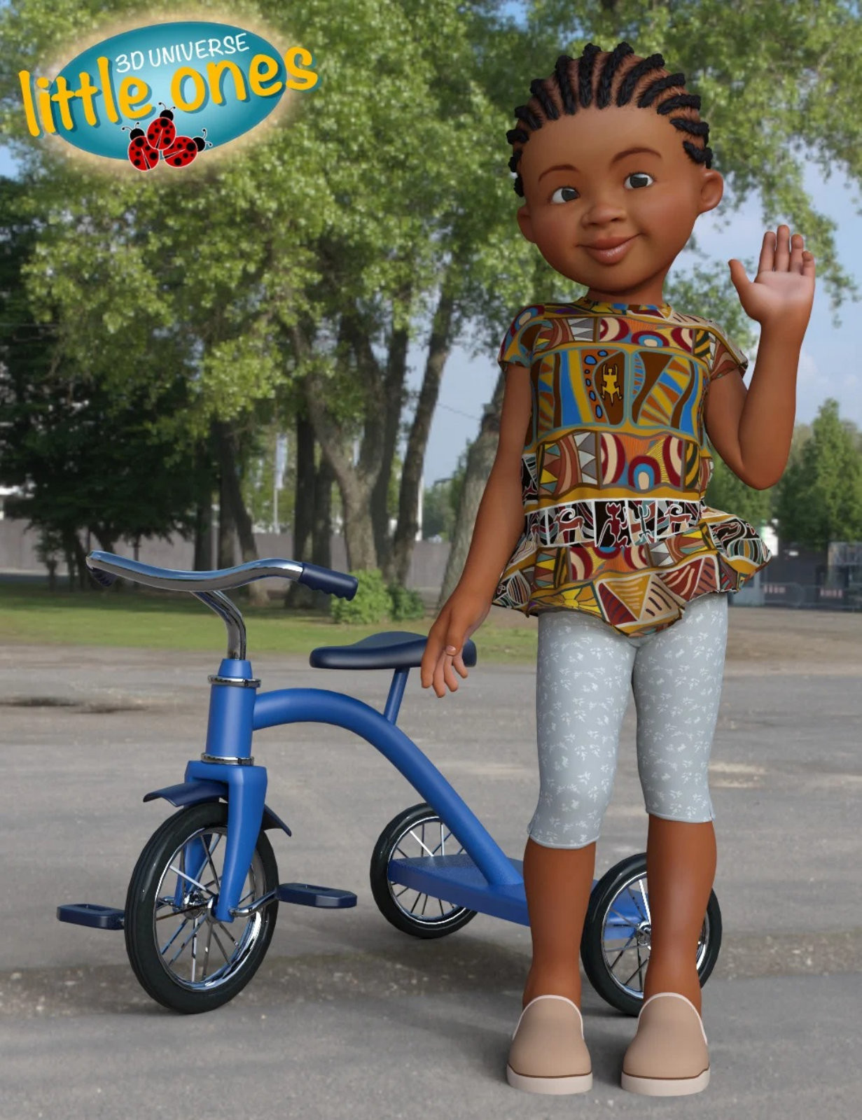 Little Ones (African Female) for Genesis 3 Female by N/A