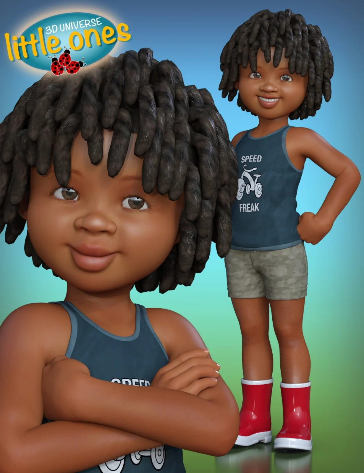Little Ones (African Male) for Genesis 3 Male by N/A