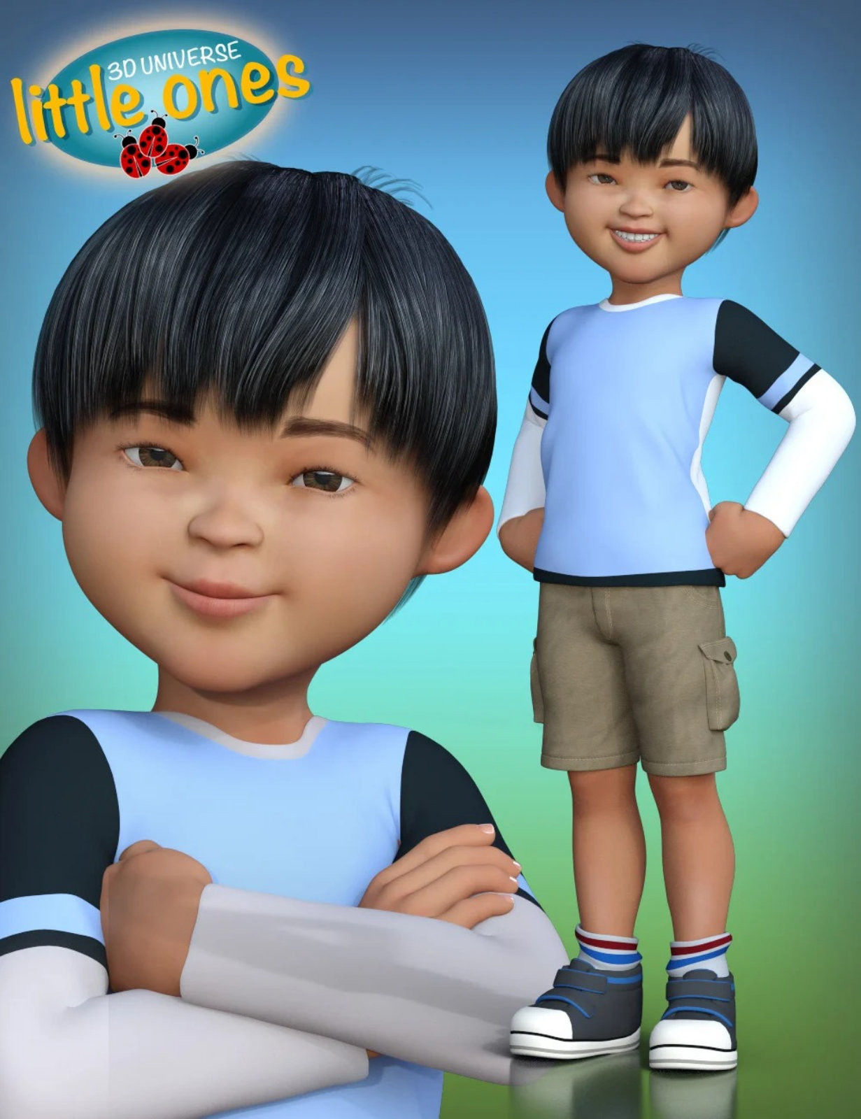 Little Ones (Asian Male) for Genesis 3 Male by N/A