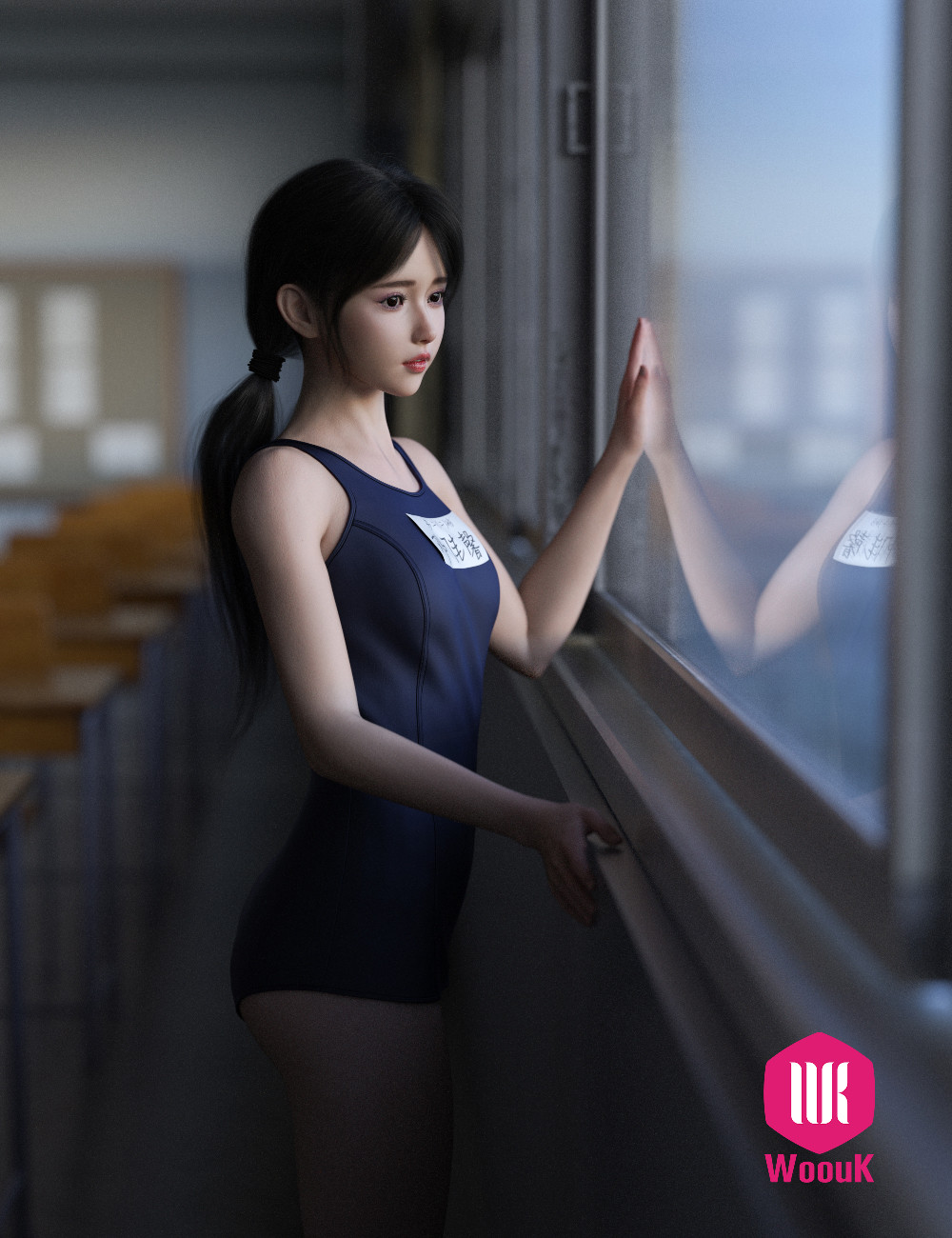 dForce WUK Old Swimsuit for Genesis 9, 8 and 8.1 Female by N/A