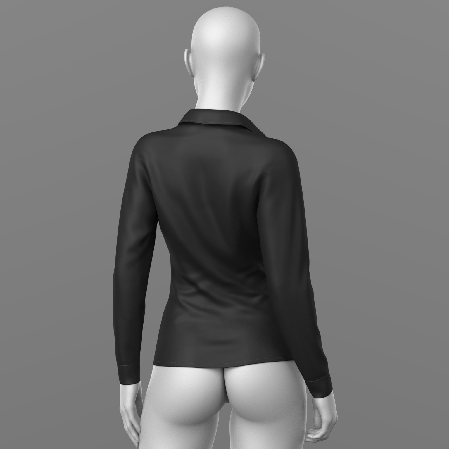 Unbuttoned Blouse G8 Female by N/A