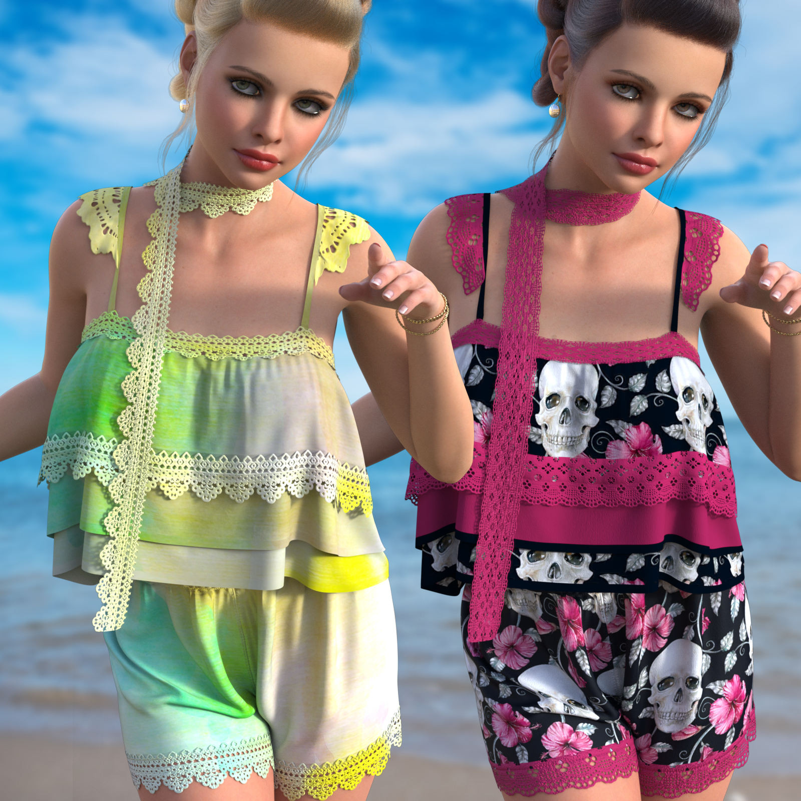 DA-Summer for dForce Prairie Breeze for G8F and G9 by -Wolfie- by N/A