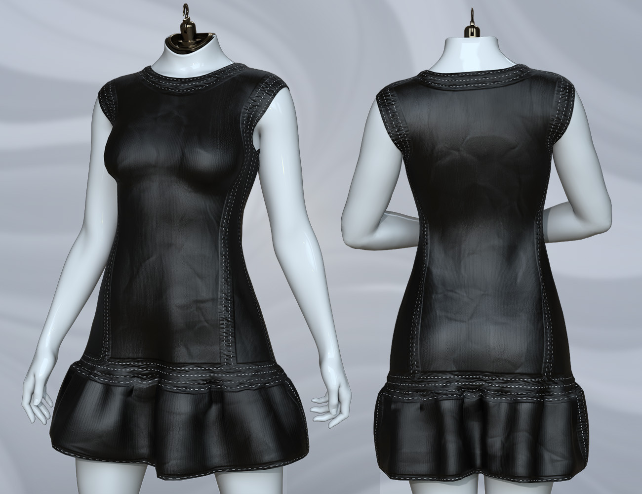 AT Septina Dress for Genesis 9 by N/A