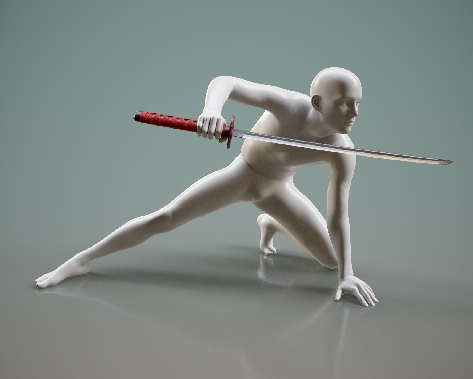 Modern Katana Blade Prop and Poses G8 G9 by N/A