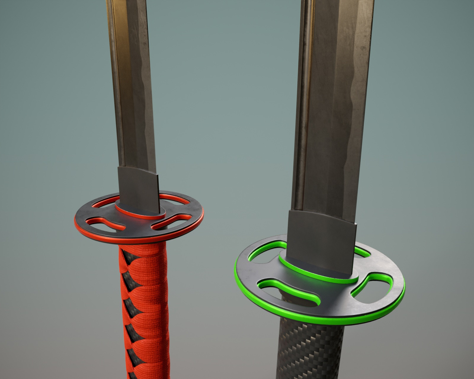 Modern Katana Blade Prop and Poses G8 G9 by N/A
