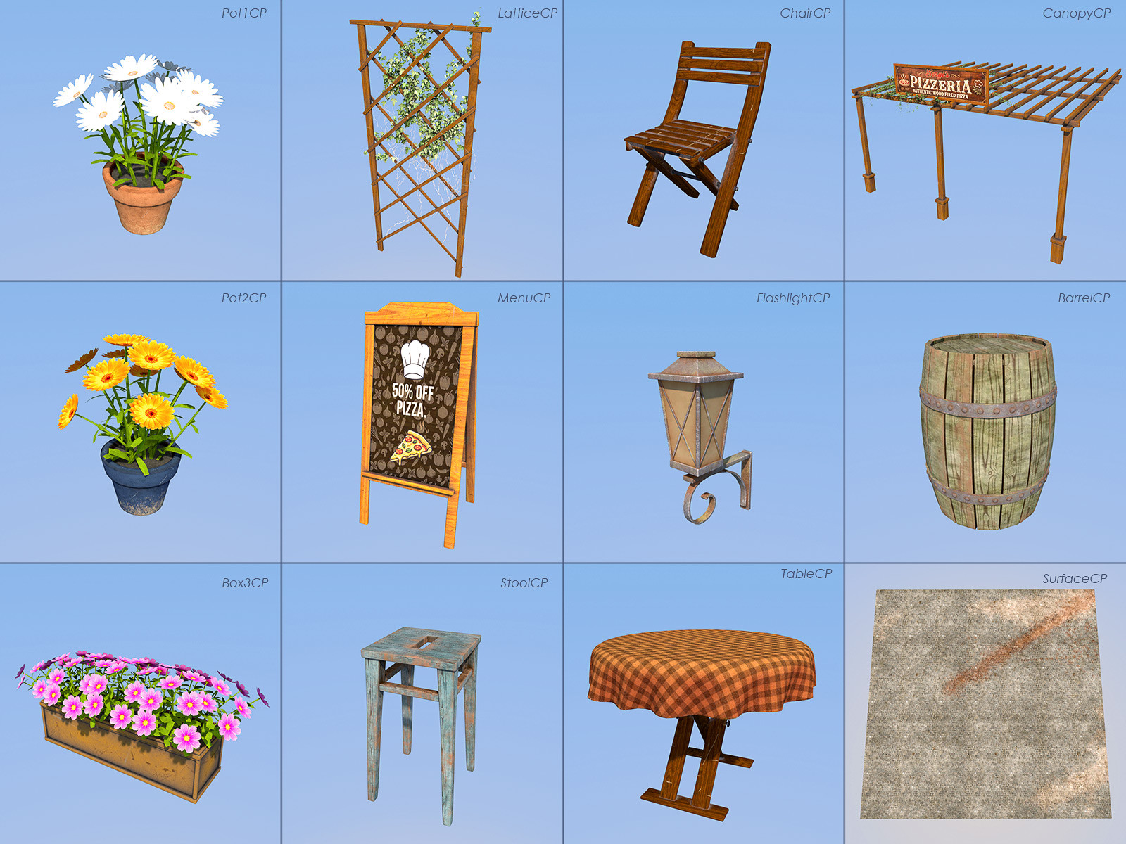 Cozy Pizzeria for Poser by N/A