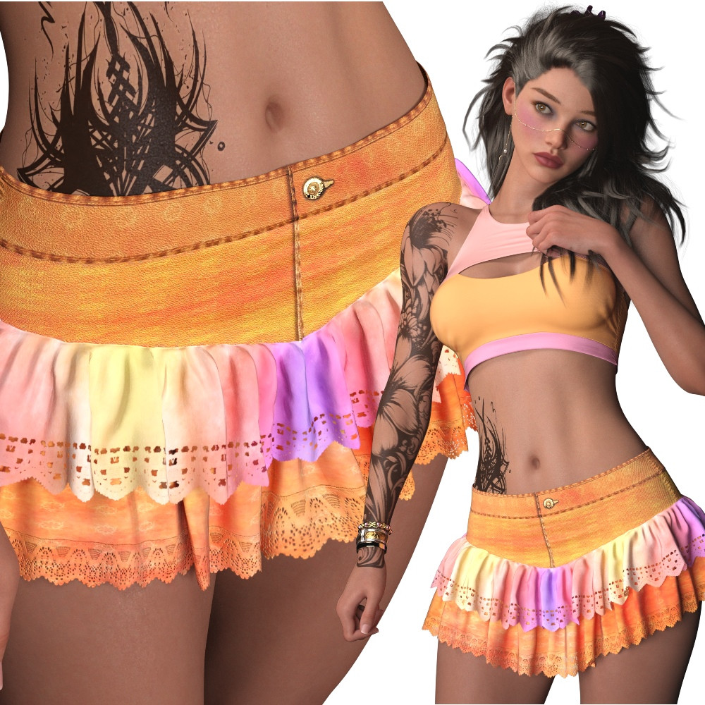 ST13 Summervibes Arizona Miniskirt by N/A