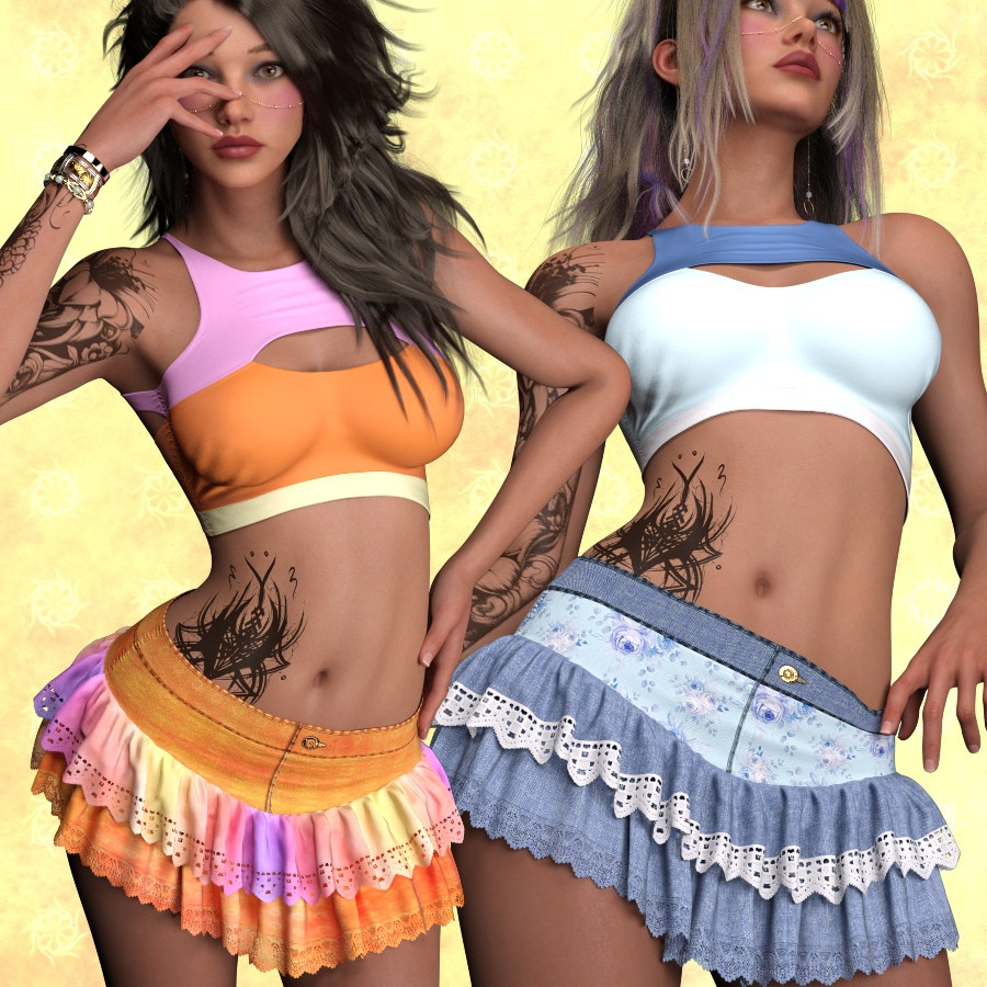 ST13 Summervibes Arizona Miniskirt by N/A