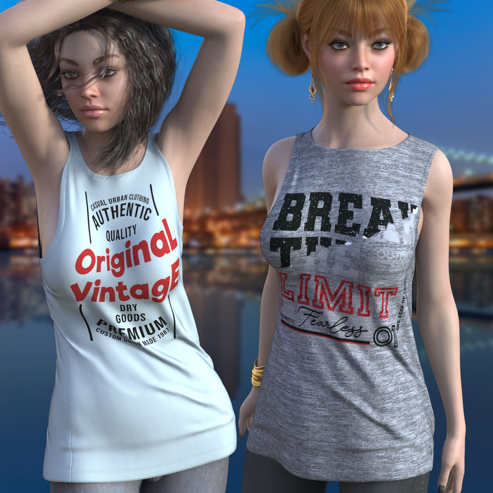 DA-Boyfriend for dForce Boyfriend Workout Shirt Genesis8-8.1 Female by lilflame by N/A