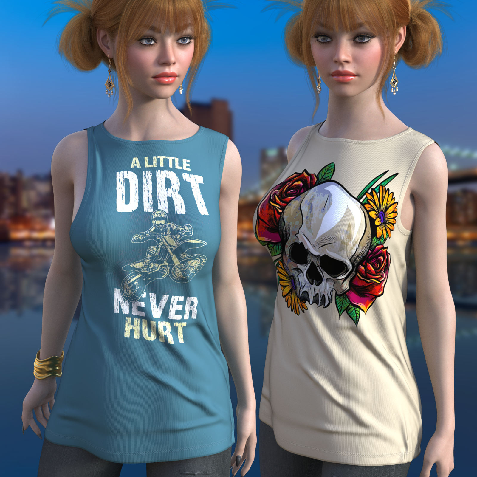 DA-Boyfriend for dForce Boyfriend Workout Shirt Genesis8-8.1 Female by lilflame by N/A