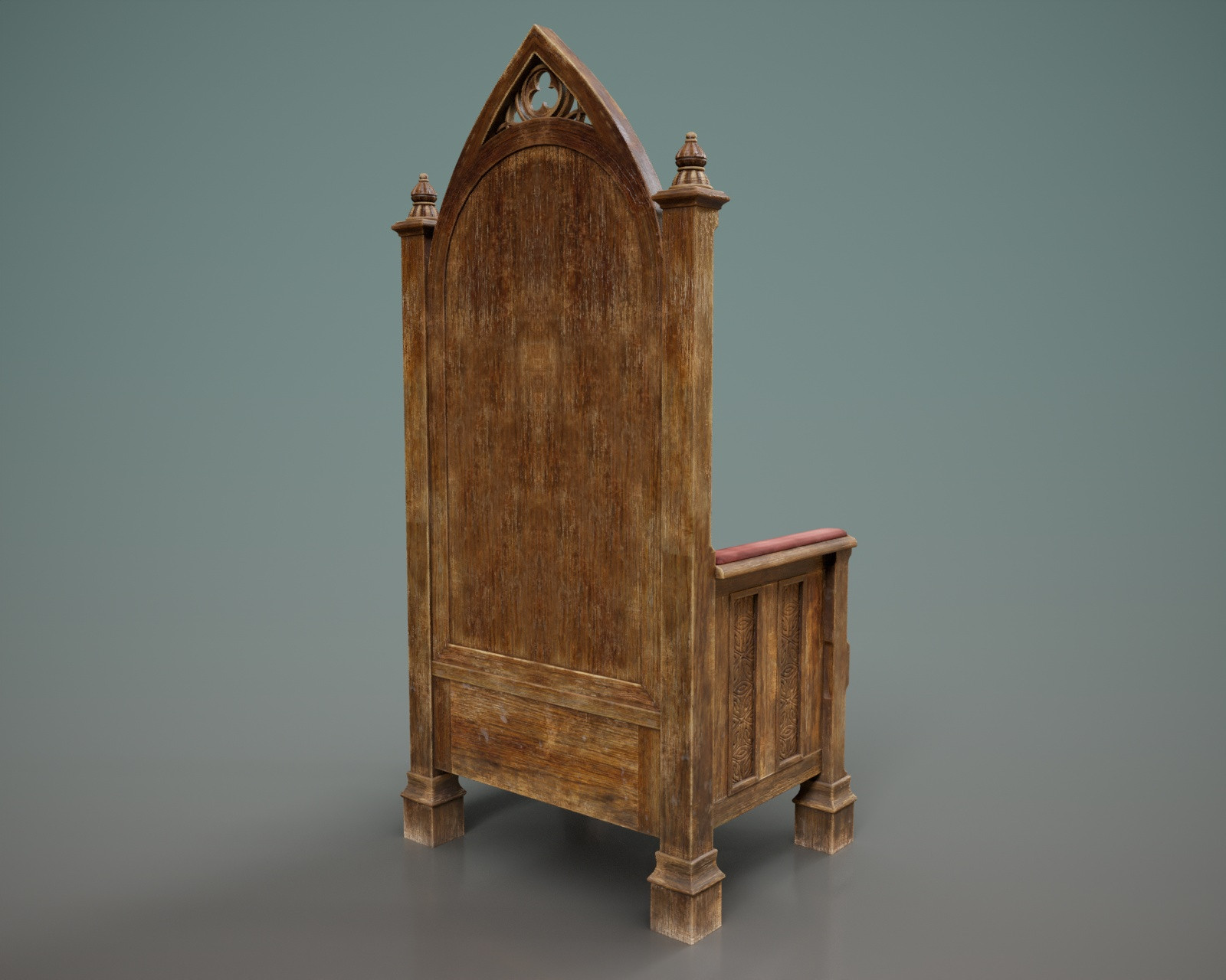 Medieval Wooden Throne Prop and Poses G8 G9 by N/A