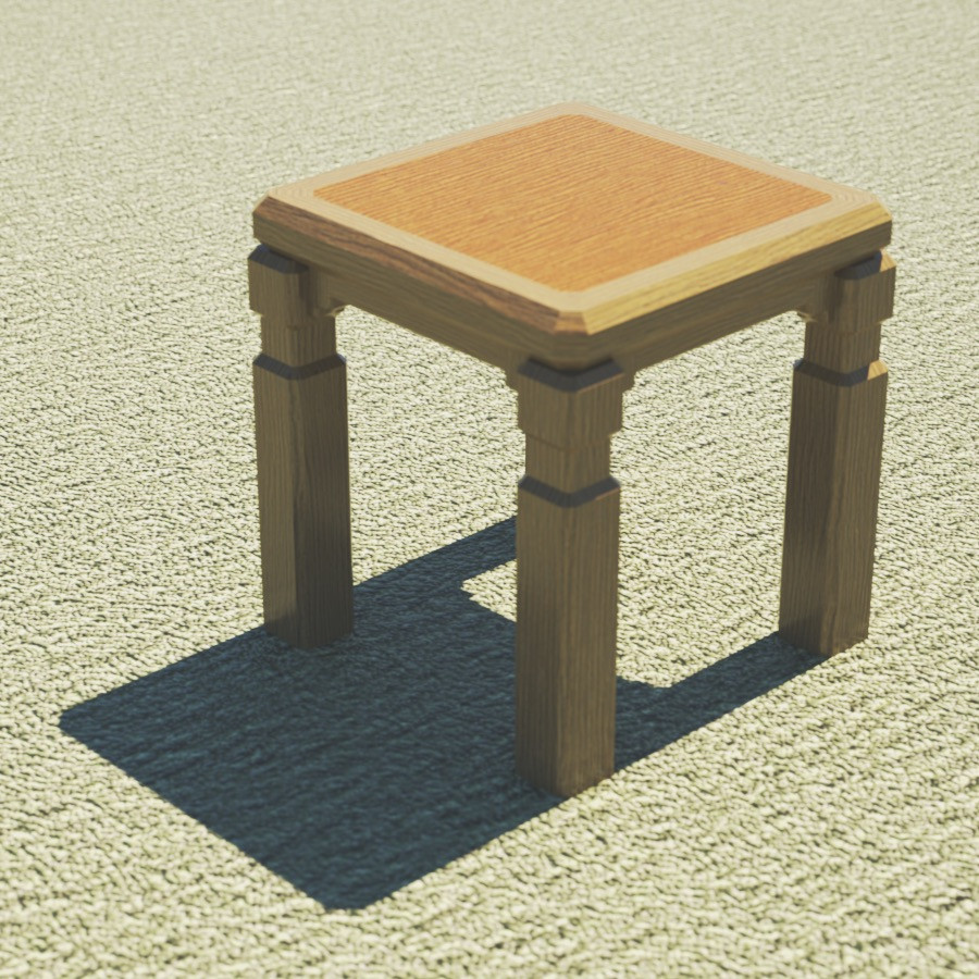 Medieval Type Furniture Props 02 by N/A