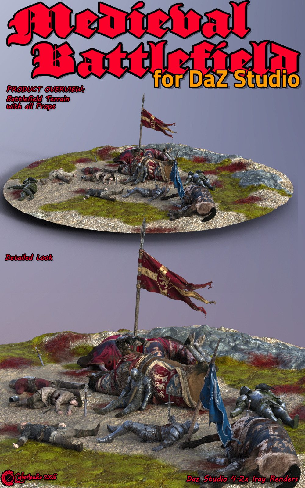 Medieval Battlefield for Daz by N/A