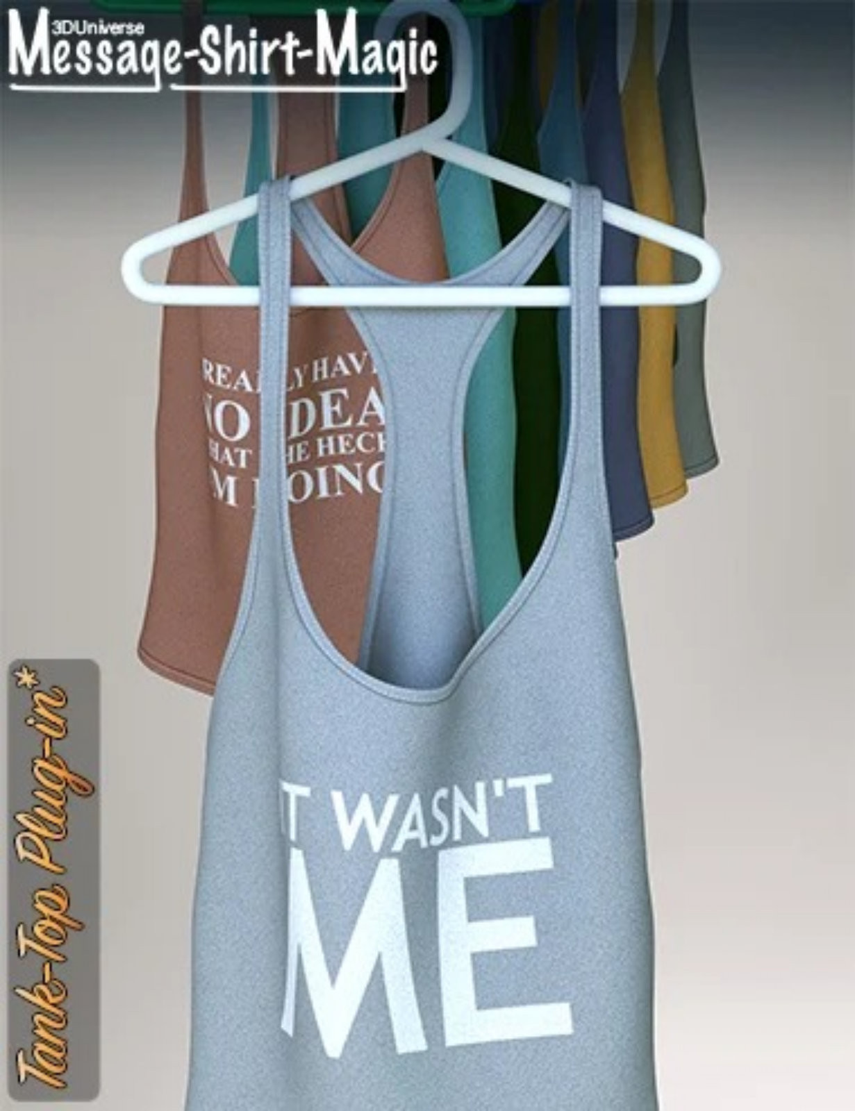 Message-Shirt-Magic Camisole Plugin for Genesis 8 Female by N/A