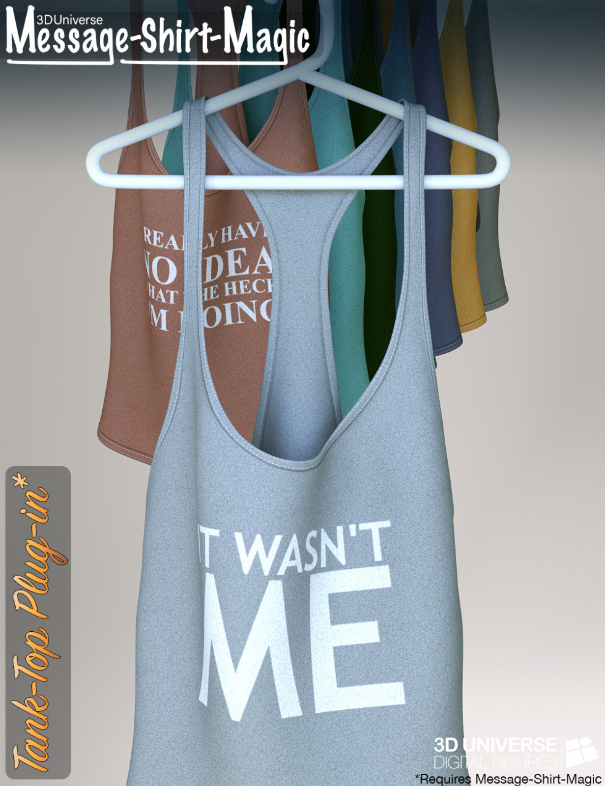 Message-Shirt-Magic Camisole Plugin for Genesis 8 Female by N/A
