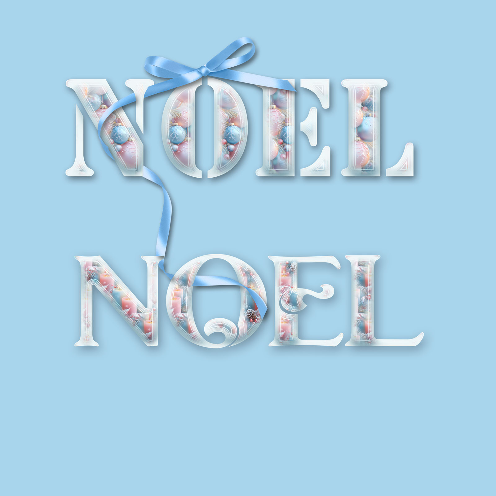 Styles noel bleu by N/A