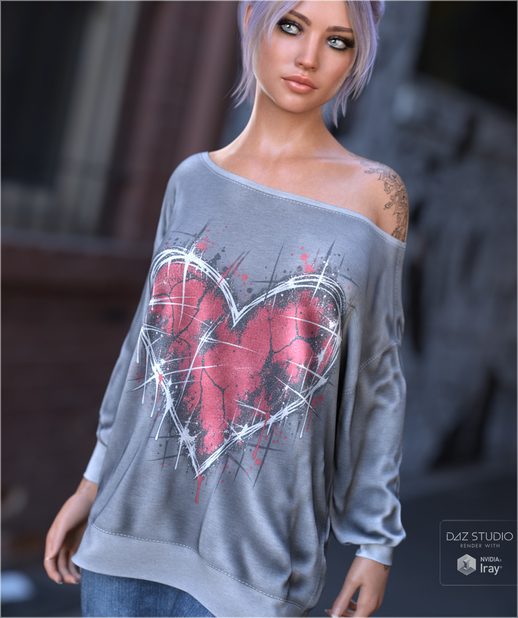 dForce Oversized Weekend Top G8FG8.1F G9 by N/A