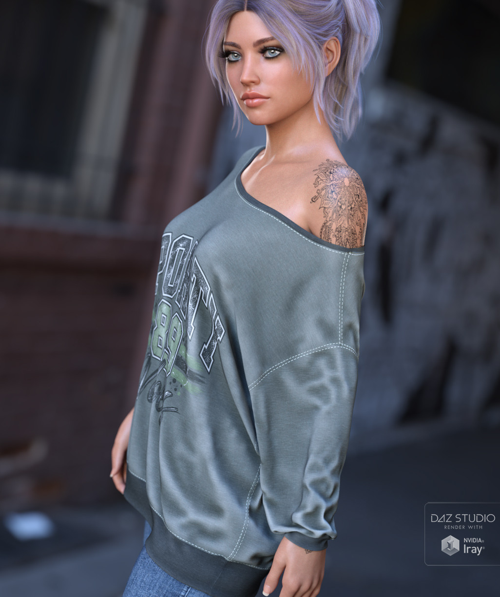 dForce Oversized Weekend Top G8FG8.1F G9 by N/A