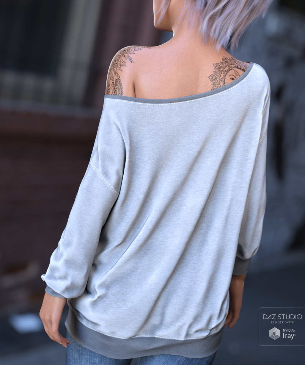 dForce Oversized Weekend Top G8FG8.1F G9 by N/A