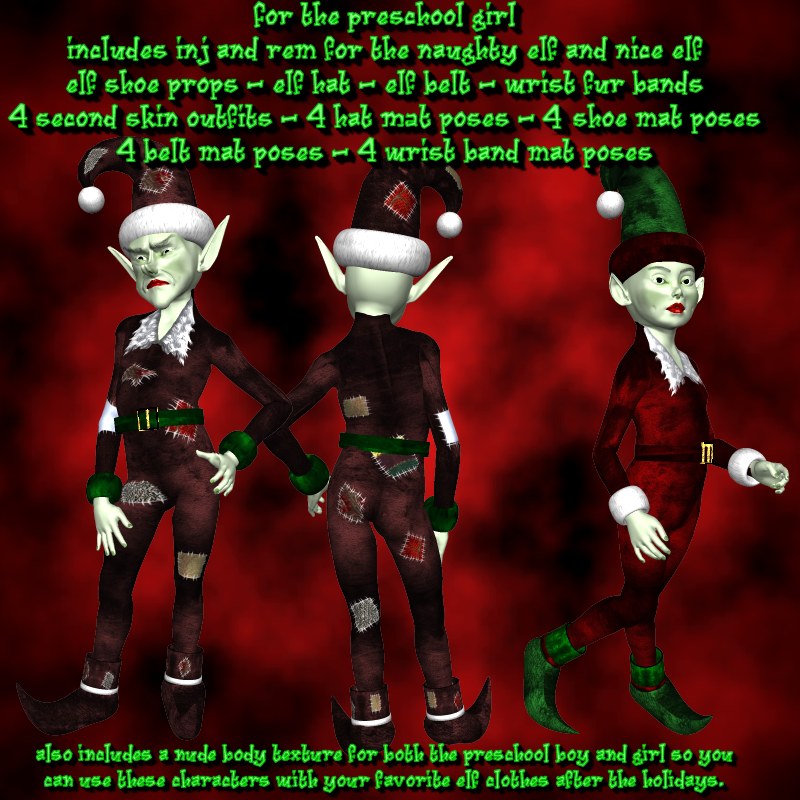 Holiday Elves Naughty and Nice