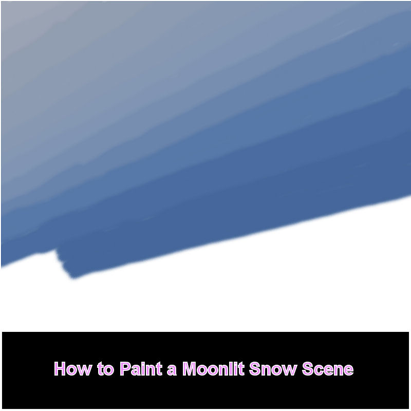 how-to-paint-a-moonlit-snow-scene-photoshop-7-version